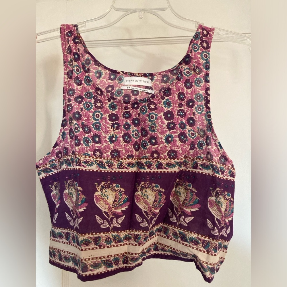 Purple Crop Top